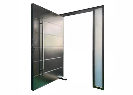 Portes en aluminium lourd pour chaque appartement