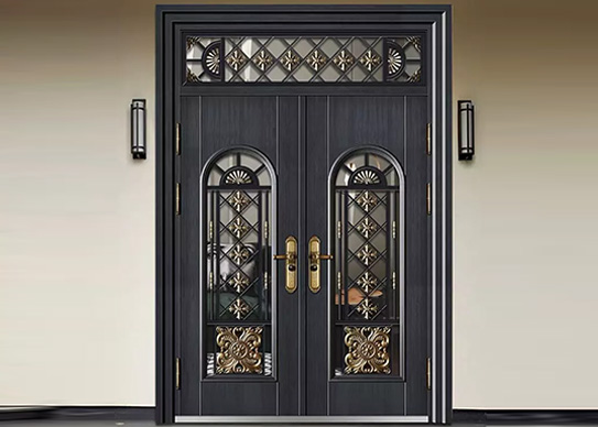 Les portes en alliage en aluminium améliorent le charme des villas