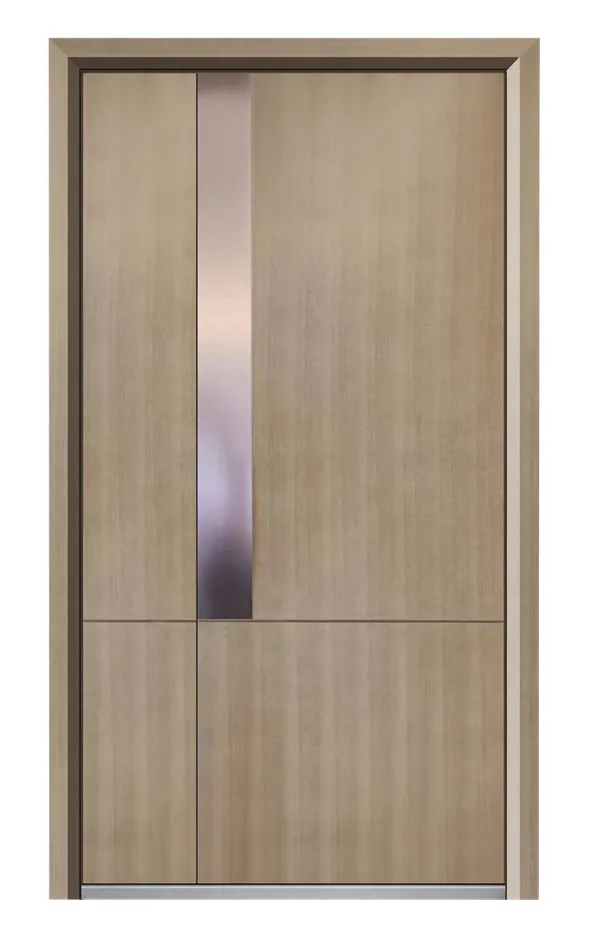 Mode Fortress: la nouvelle vague de design de porte blindé en bois d'acier