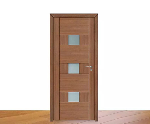 Portes de placage en bois en bois HDF Inonice pour le bureau des chambres