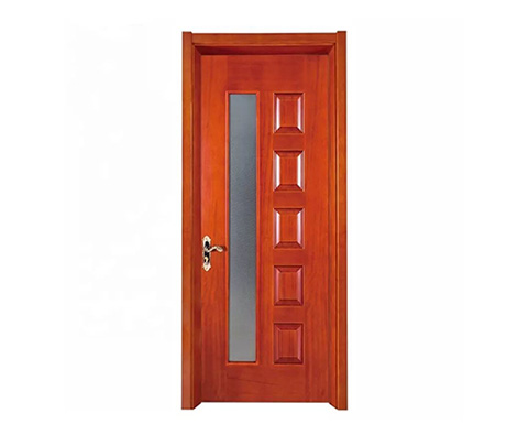 Chine Chine Solid Tek MDF Entrée intérieure extérieure Portes de chambre à coucher moderne Porte de panneau en bois massif intérieur