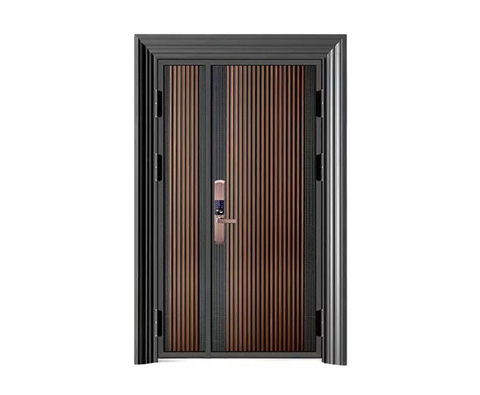 Portes en acier en métal de sécurité à l'épreuve de la chaleur Nouveau design