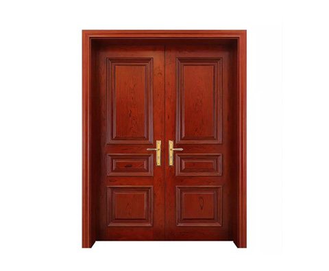 Mince extérieur de l'entrée intérieure en bois solide en bois solide de Chine de haute qualité