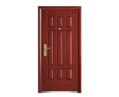 Porte blindé en bois d'acier